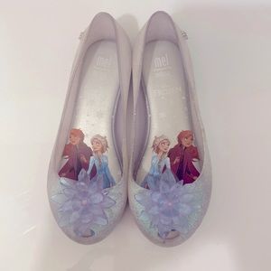 Kids mini Melissa silver from Frozen movie shoes